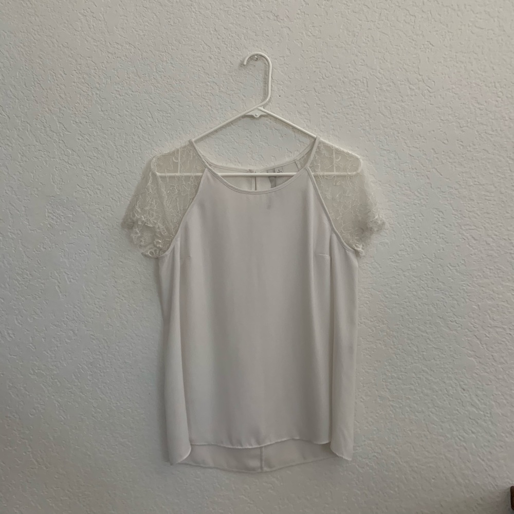 White lace blouse